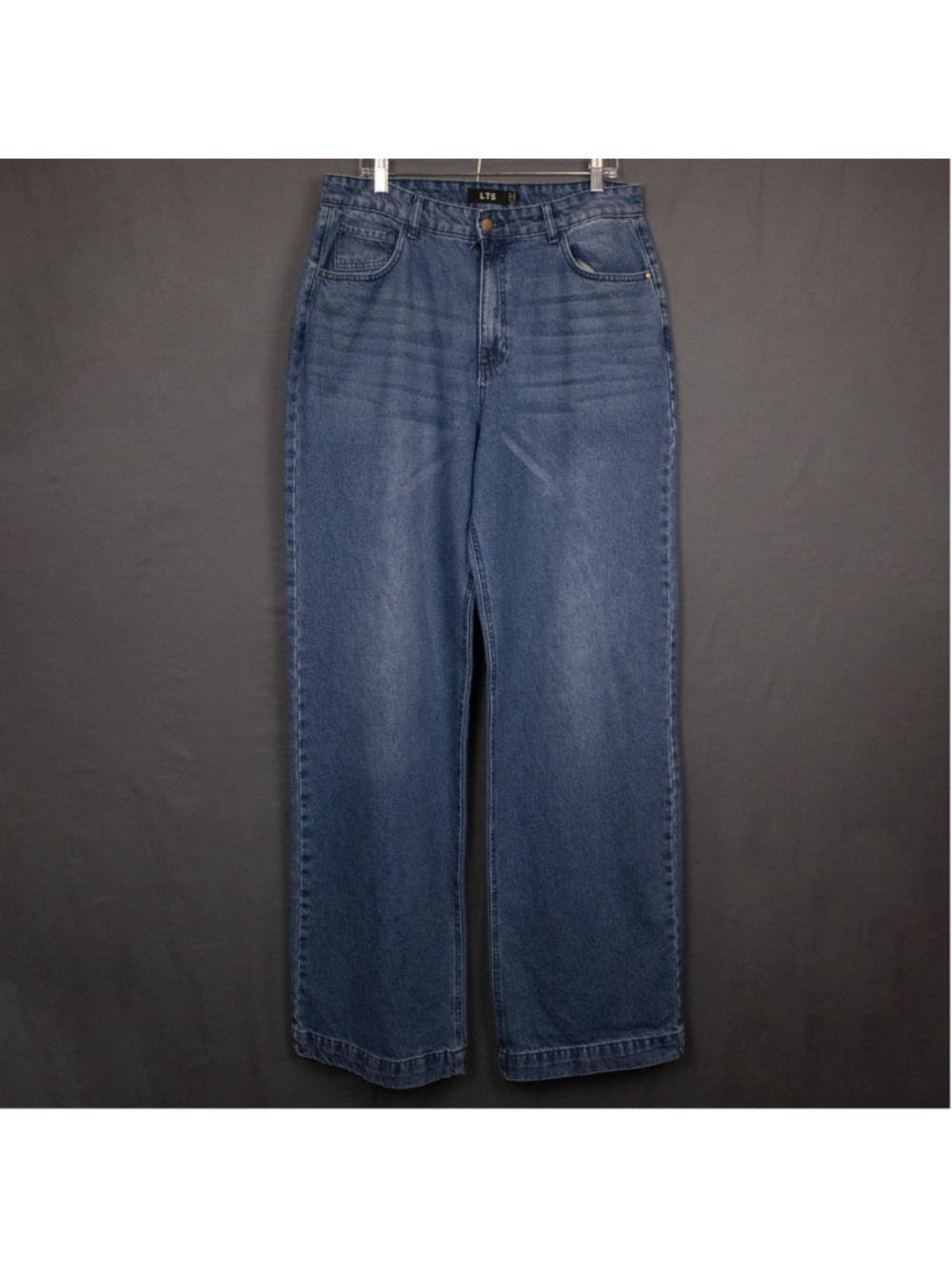 LTS Long Tall Sally blue medium wash wide leg jeans-14T